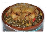 Knuckles With Vine Leaves Casserole