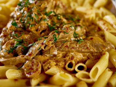 Stroganoff Penne Pasta