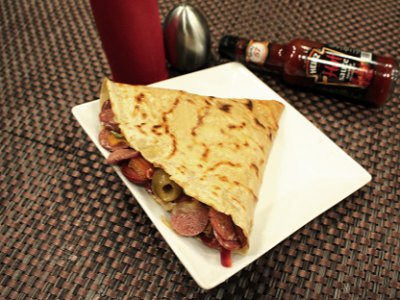 Hot Dog Crepe