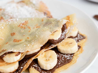 Nutella Chocolate With Banana Crepe