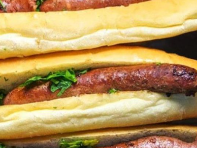 Special Oriental Sausage Sandwich