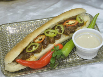 Alexandrian Sausage Sandwich