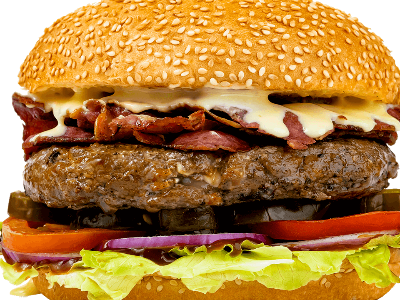 Cow Beef Burger Sandwich