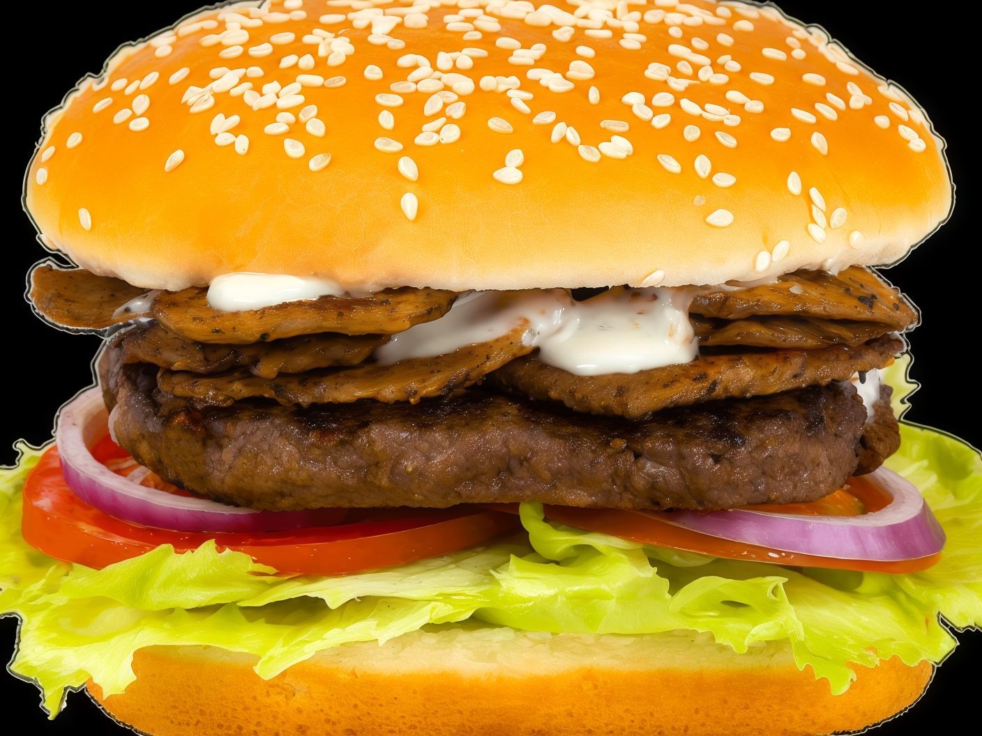 Doner Beef Burger Sandwich