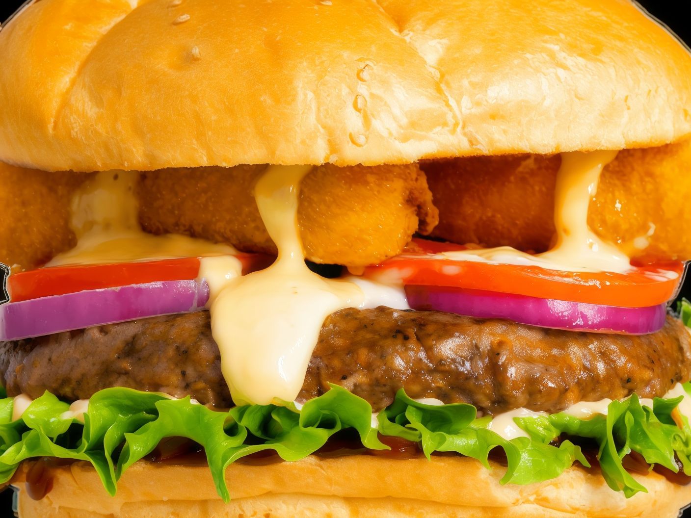 Holly Cheese Beef Burger Sandwich