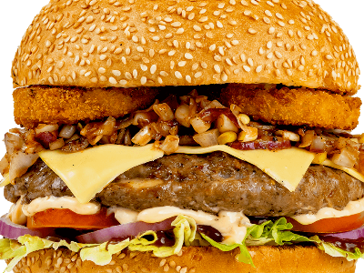 Big Beef Burger Sandwich