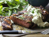Grilled Steak Meal With Mushroom Piccata Mushroom And Beef