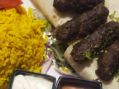 Grilled Kofta Meal - 4 Pieces