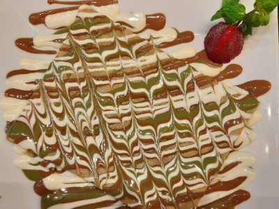 Pistachio Crepe