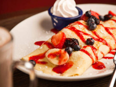 Mix Fruit Crepe