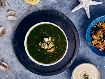 Molokhia With Shrimp