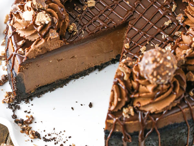 Nutella Chocolate Cheesecake