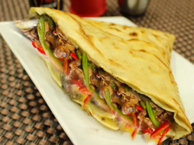 Meat Shawerma Crepe