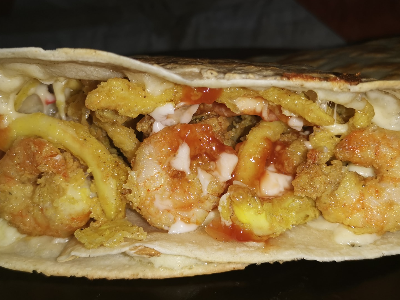 Shrimp Crepe