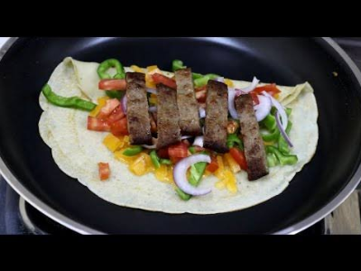 Beef Burger Crepe