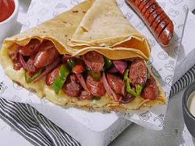 Hot Dog Crepe