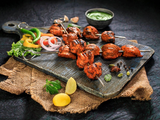 Shish Chicken On Charcoal