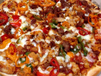 Meat Fajita Pizza