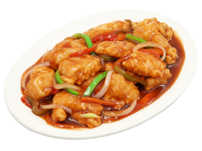 Crispy Shrimp With Sweet And Sour Sauce Platter
