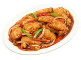 Crispy Shrimp With Sweet And Sour Sauce Platter