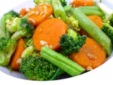 Mix Vegetables With Oyster Sauce Platter
