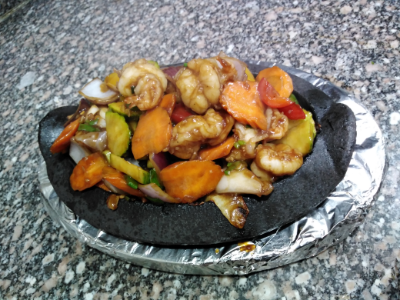 Grilled Shrimp With Vegetables