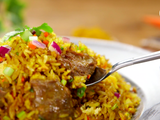 Rice With Curry And Meat