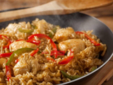 Malaysian Rice With Chicken And Shrimp