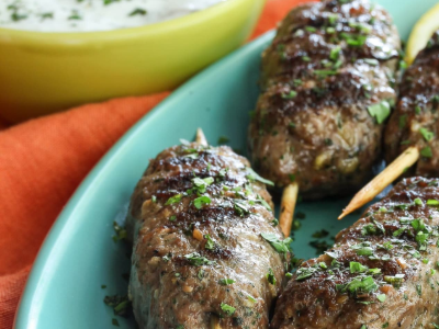 Kofta And Oriental Sausage Oriental Meal