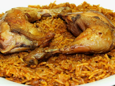 Half Grilled Chicken Kabsa