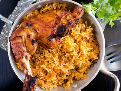 Half Chicken Kabsa