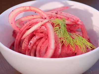 Onion With Lemon Salad
