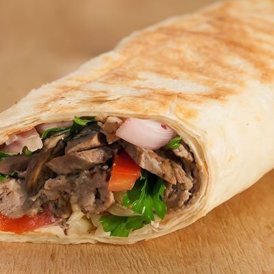 Syrian Meat Shawerma Sandwich