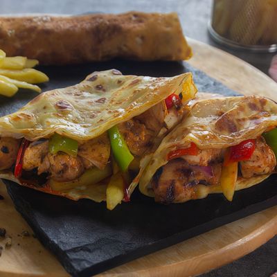 Grilled Shish Tawook Crepe