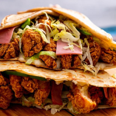 Spicy Chicken Zinger Crepe