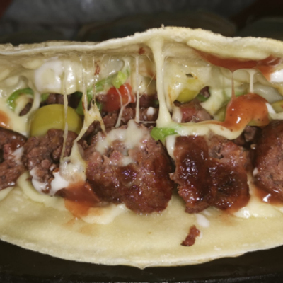 Grilled Kofta Crepe