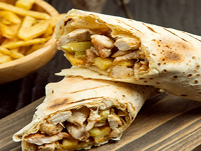 Chicken fajita Wrap Sandwich