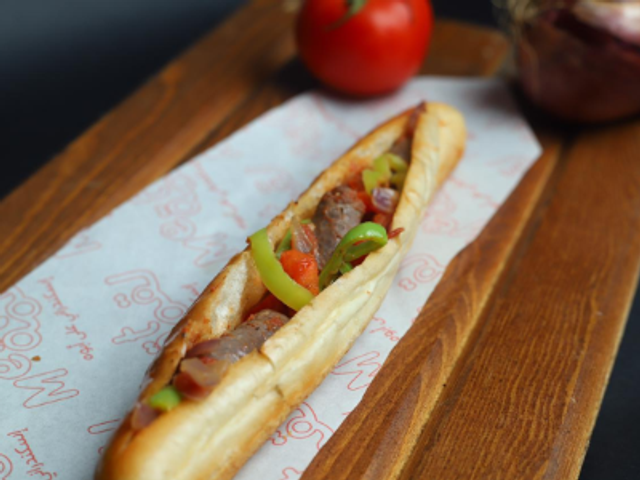 Mazagangi Grilled Oriental Sausage Sandwich