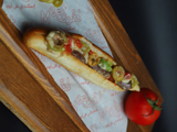 Mexican Oriental Sausage Sandwich