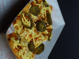 Medium French Fries With Jalapeno Pepper And Cheddar Cheese Sauce