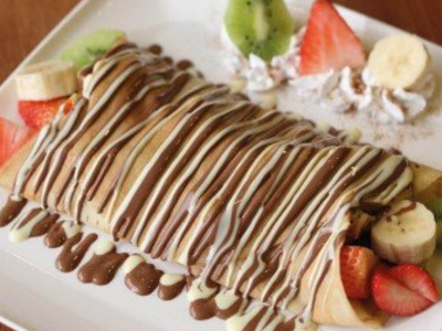 Nutella Chocolate Banana Crepe