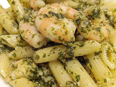 Pesto Shrimp Pasta