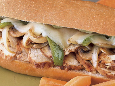 Chicken Philly Cheese Sandwich