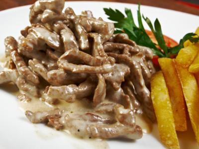 Beef Stroganoff Platter