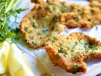 Escalope Pane Platter