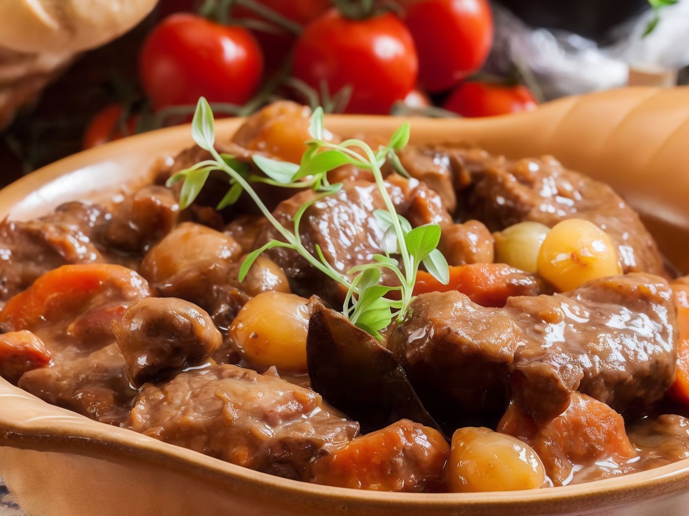 Meat With Onion Casserole