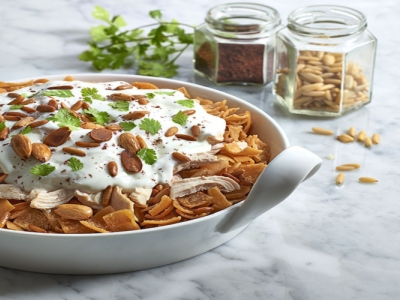 Chicken Shawerma Fatteh
