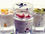 Yogurt With Fruits Pieces
