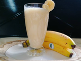 Banana With Milk Juice