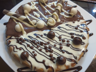 Half And Half Waffle